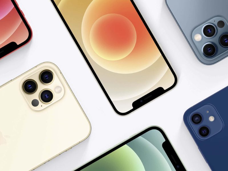 Ein Werbemotiv für das iPhone