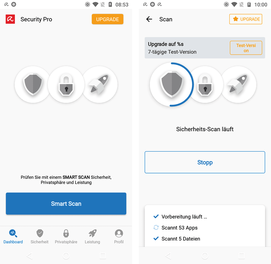 Avira schützt das Smartphone