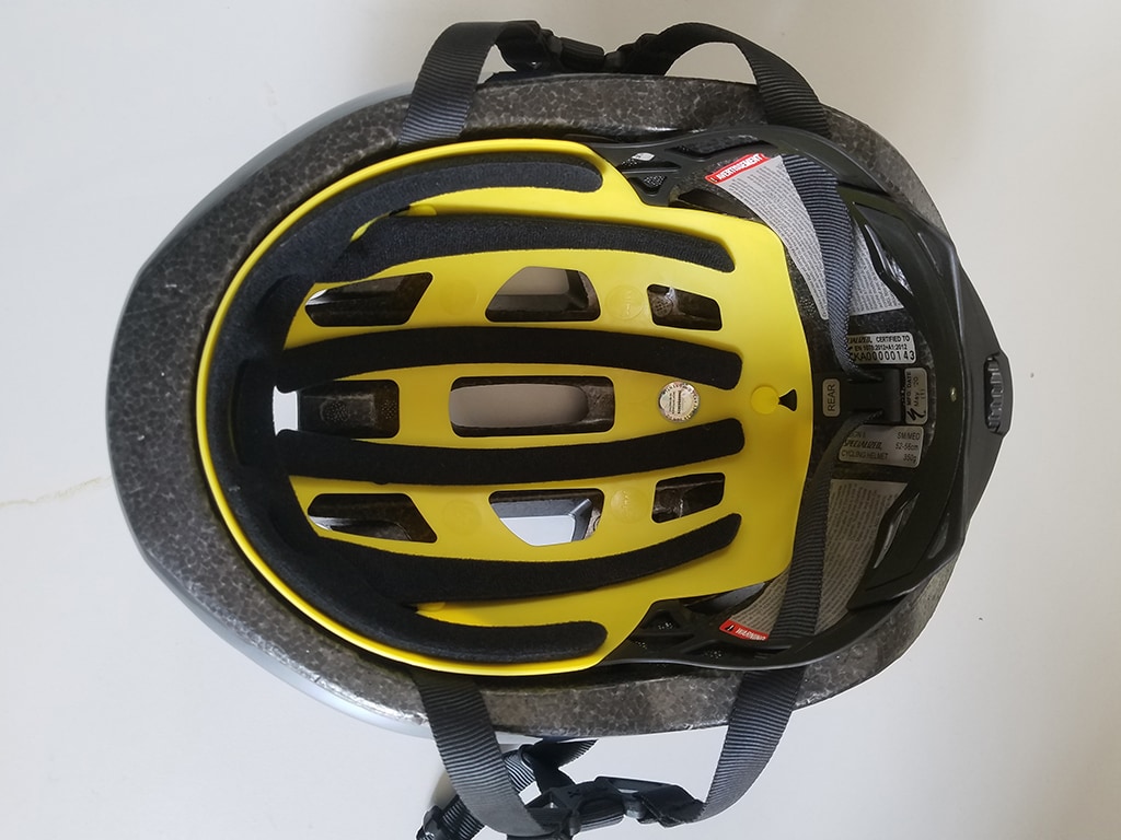 Specialized-Helmschale von innen