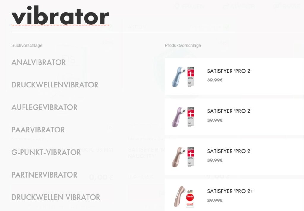 Suchergebnisse bei Eis.de für Vibrator