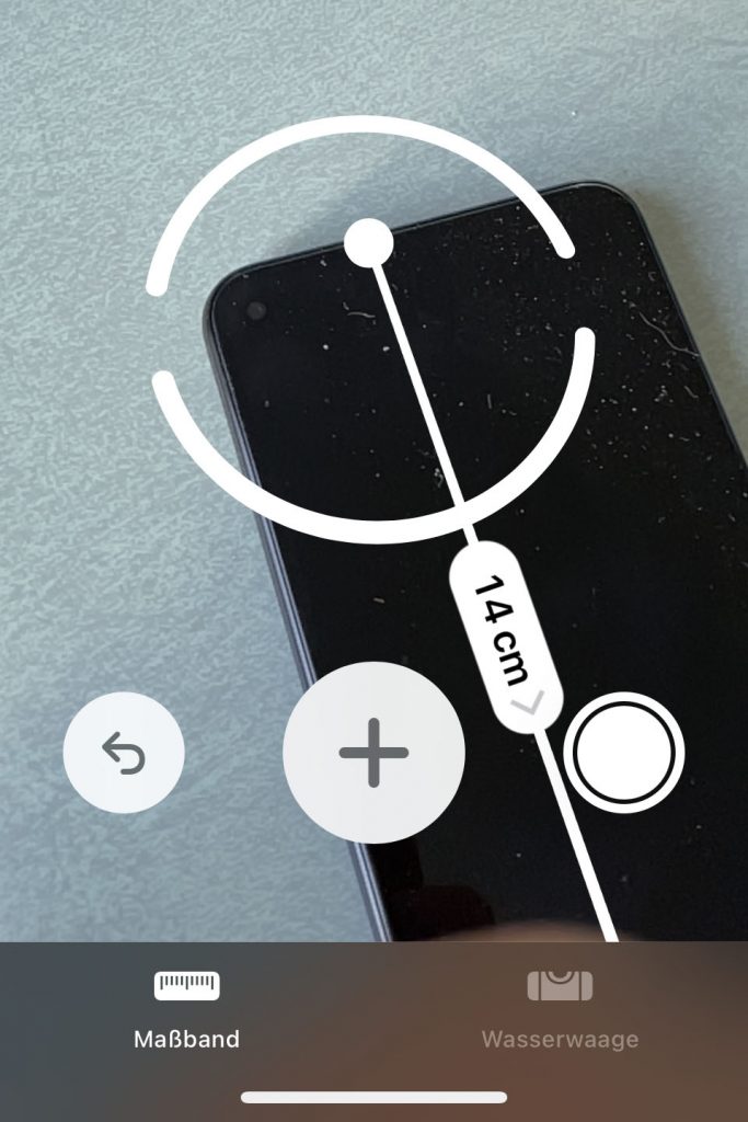 Länge mit dem iPhone messen ohne Zollstock