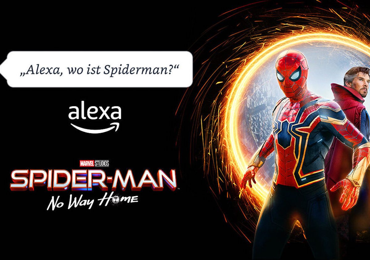 Ein Werbeplakat für Spider-Man