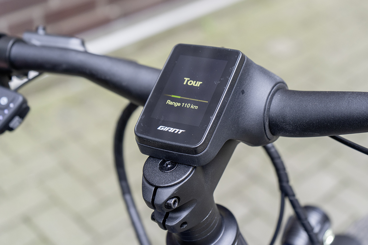 Display an Lenker vom Giant E-Bike