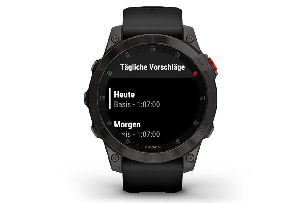 Garmin Trainingsvorschläge