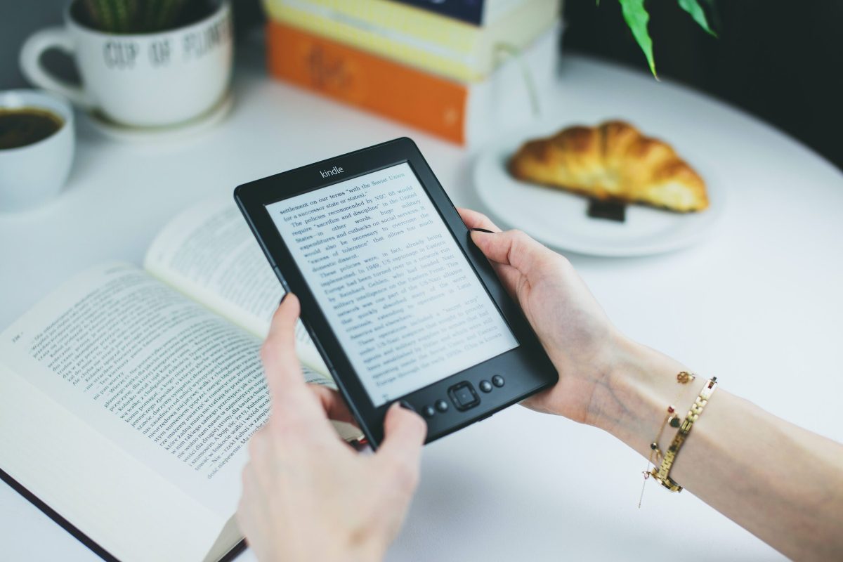 Amazon Kindle im Einsatz