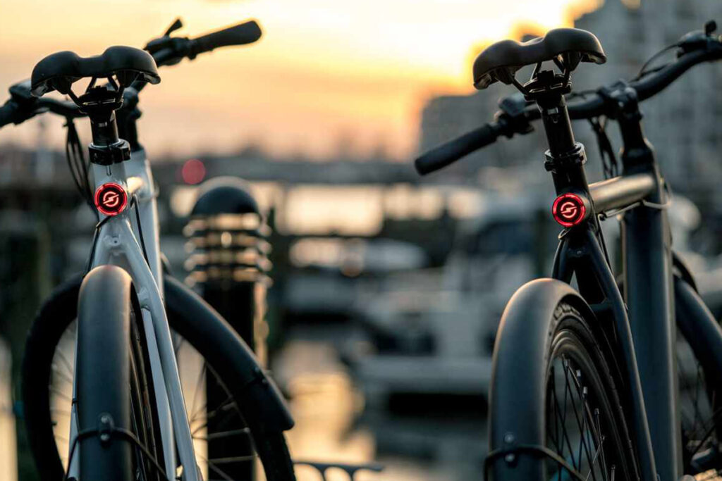 Detailaufnahme Fahrradlicht