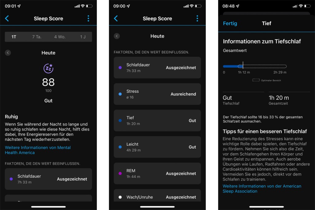 Sleep Score Garmin Connect