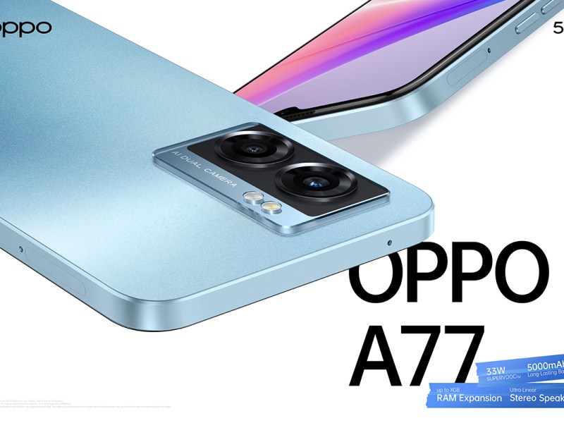 Key Visual Oppo A77 5G