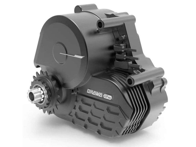 recyclebarer E-Bike Motor von Okawa