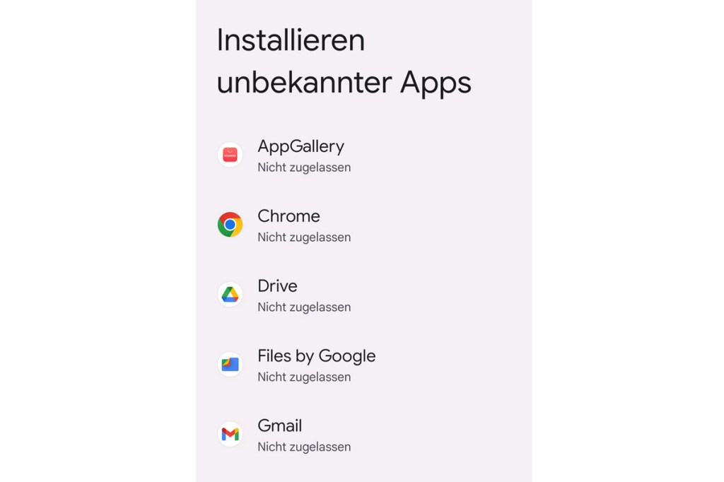 Android App Quellen