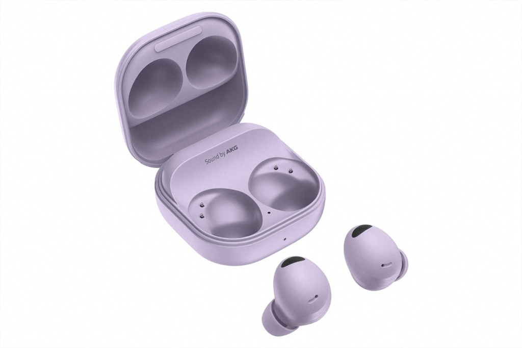 Die Samsung Galaxy Buds2 Pro in Rosa.