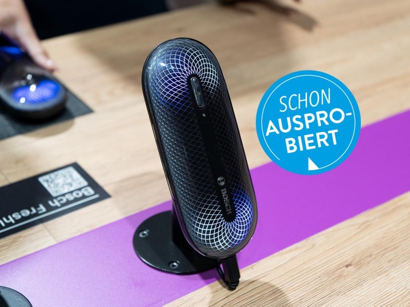 Bosch FreshUp auf der IFA schon von IMTEST ausprobiert.