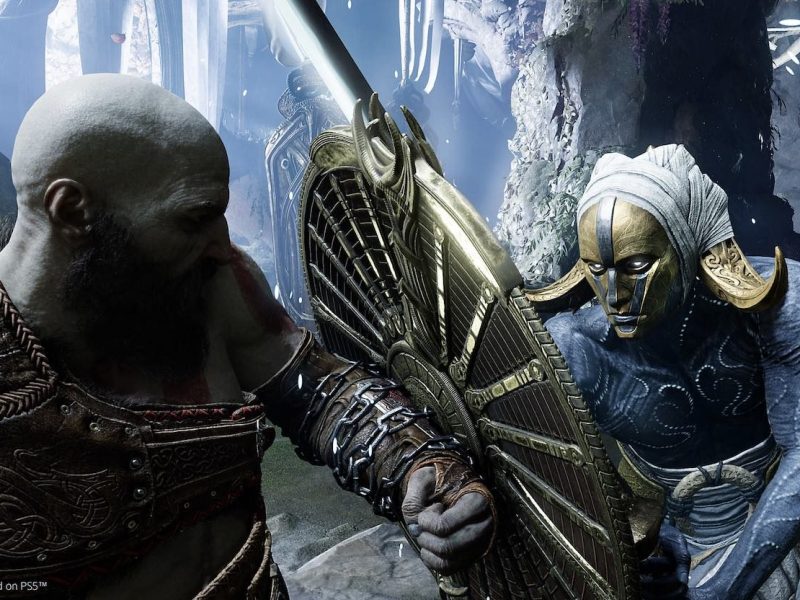 Ein Screenshot aus dem Spiel God of War Ragnarök