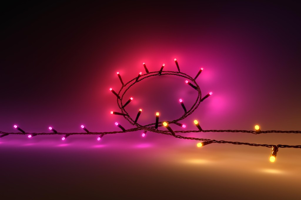 Detail der Lichterkette Festavia von Philips Hue