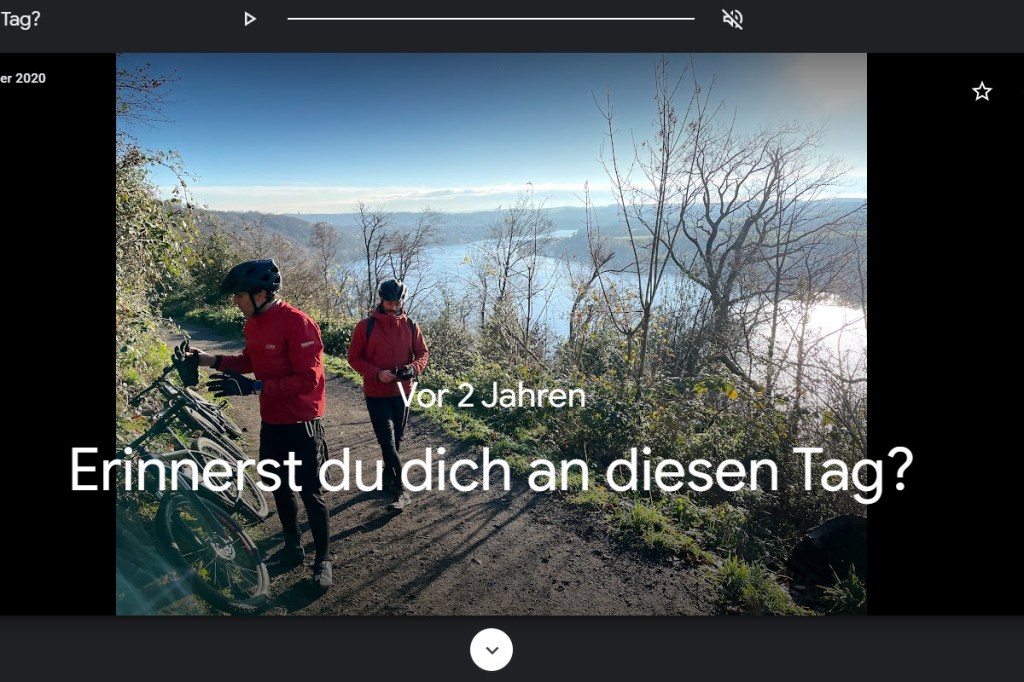 Google Fotos Erinnerungen