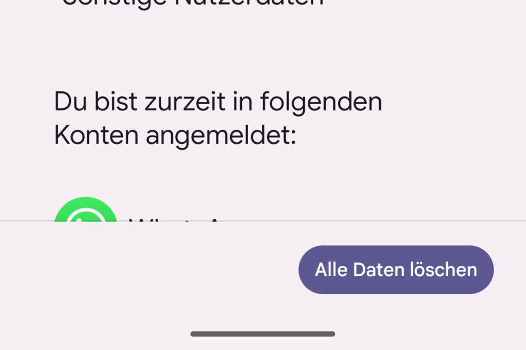 Android zurücksetzen