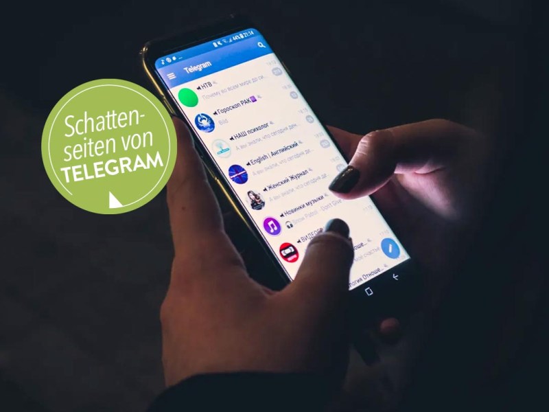 Handy mit Telegram