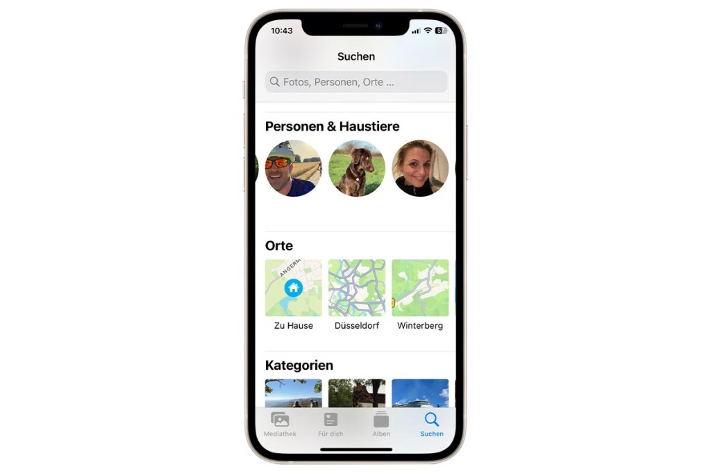 Haustiere finden iOS 17