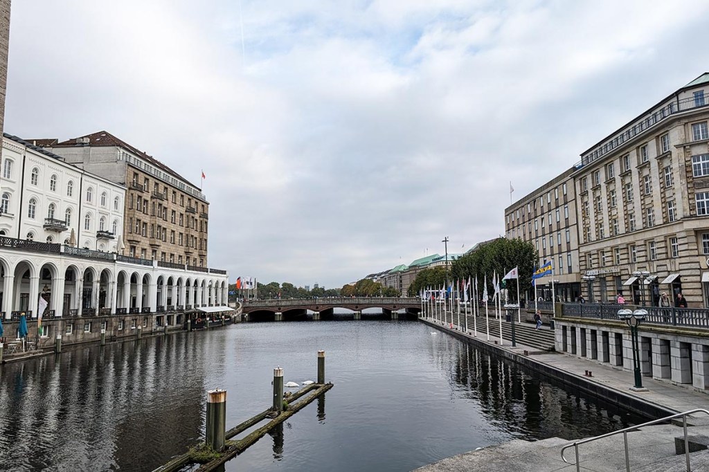 Die Hamburger Innenstadt.