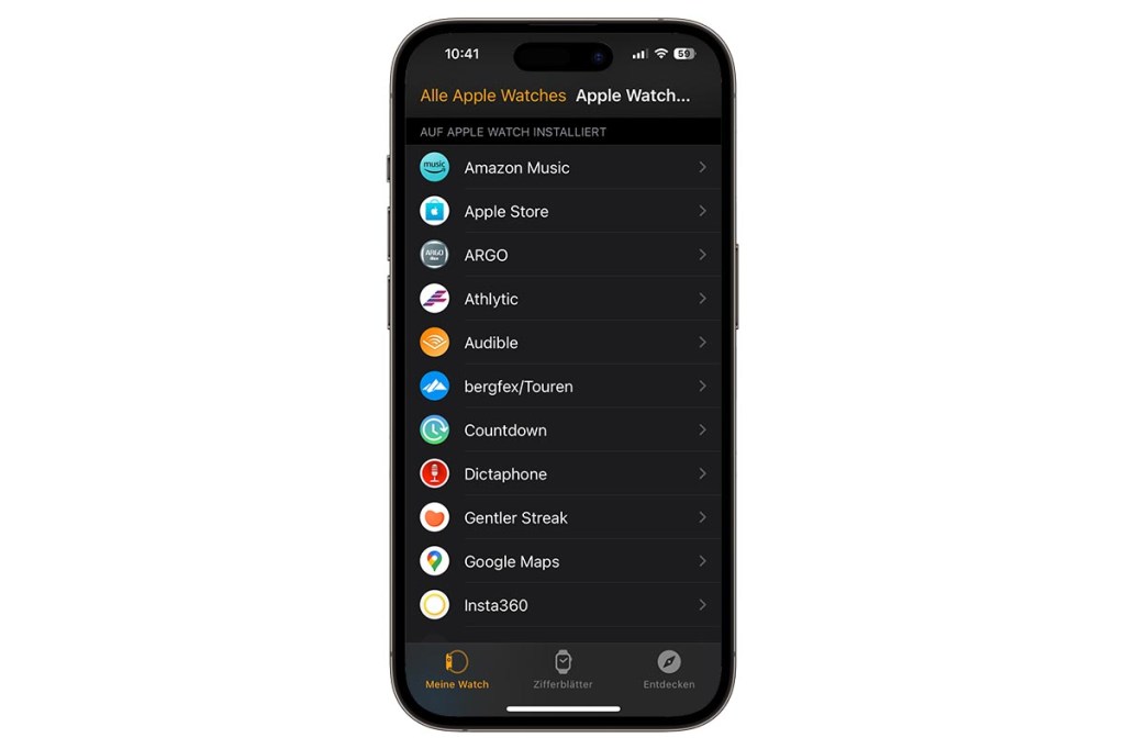 Apple Watch Apps installieren