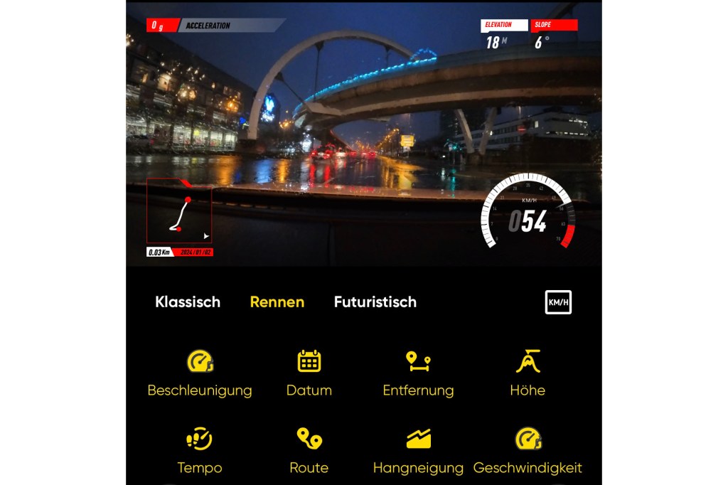 Insta360-App GPS Informationen