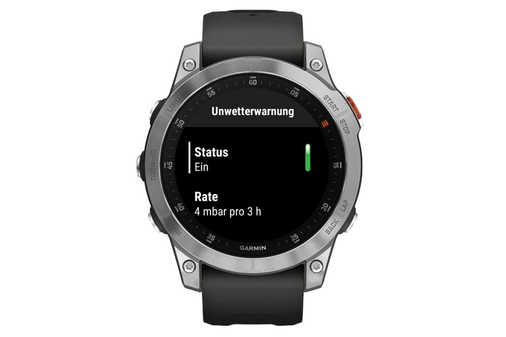 Garmin Unwetterwarnung