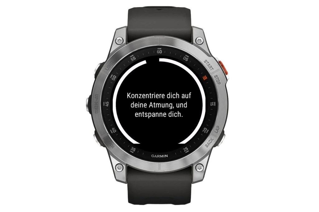 Garmin Atemübung Stress abbauen