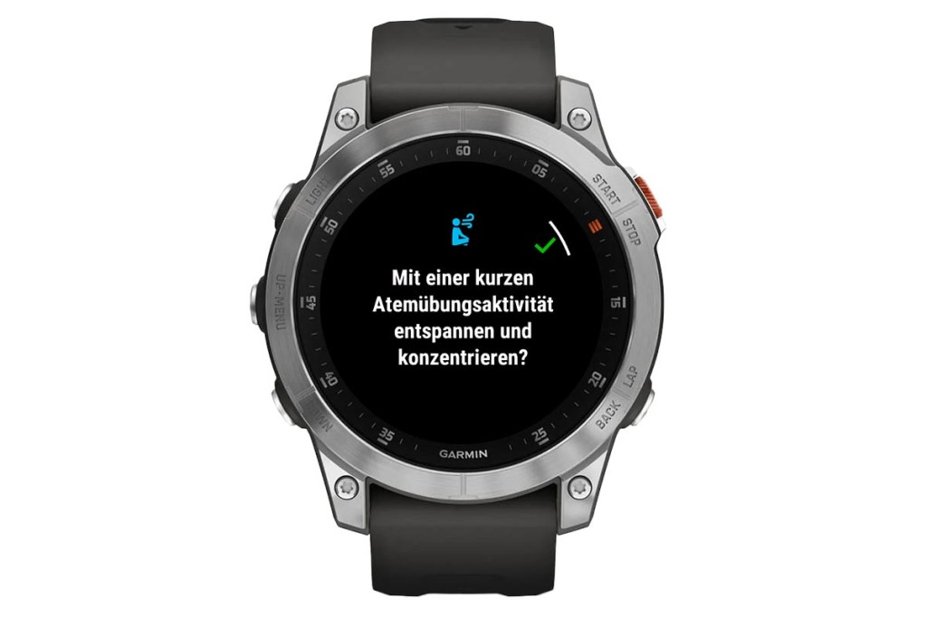 Garmin Atemübung starten