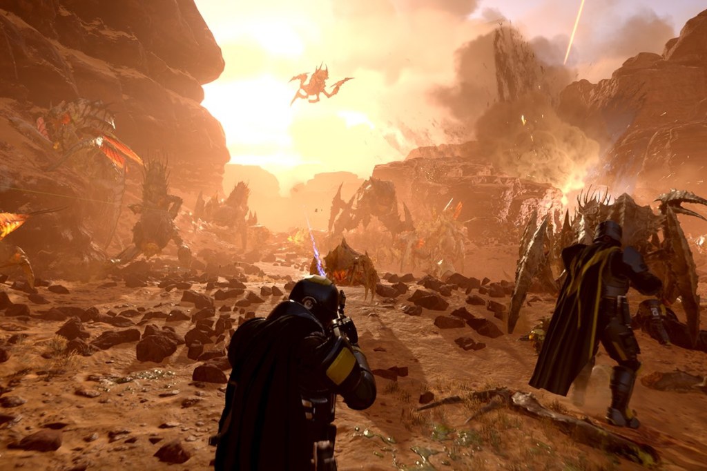 Ein Screenshot aus dem Spiel Helldivers 2.