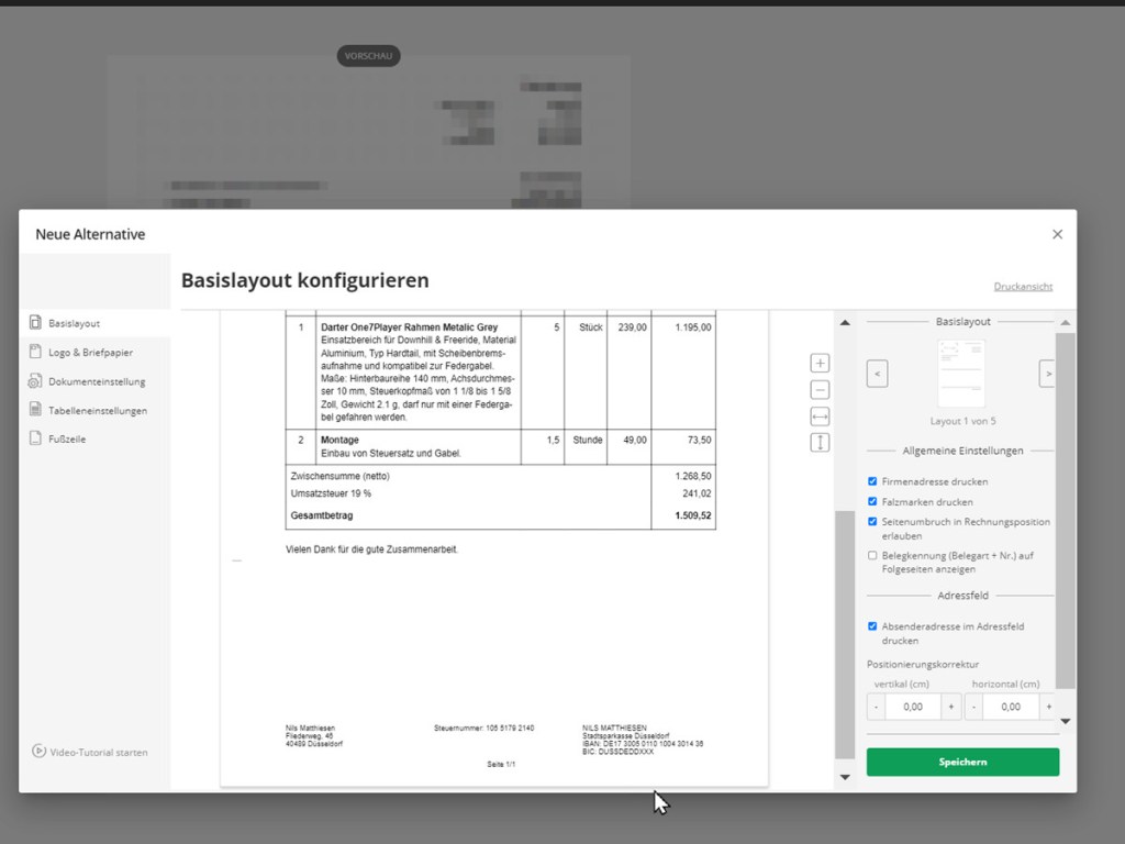 Rechnung erstellen lexoffice 4