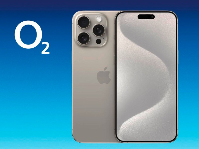 45 GB Datenvolumen geschenkt: iPhone 15 Pro Max für 1€ bei O2