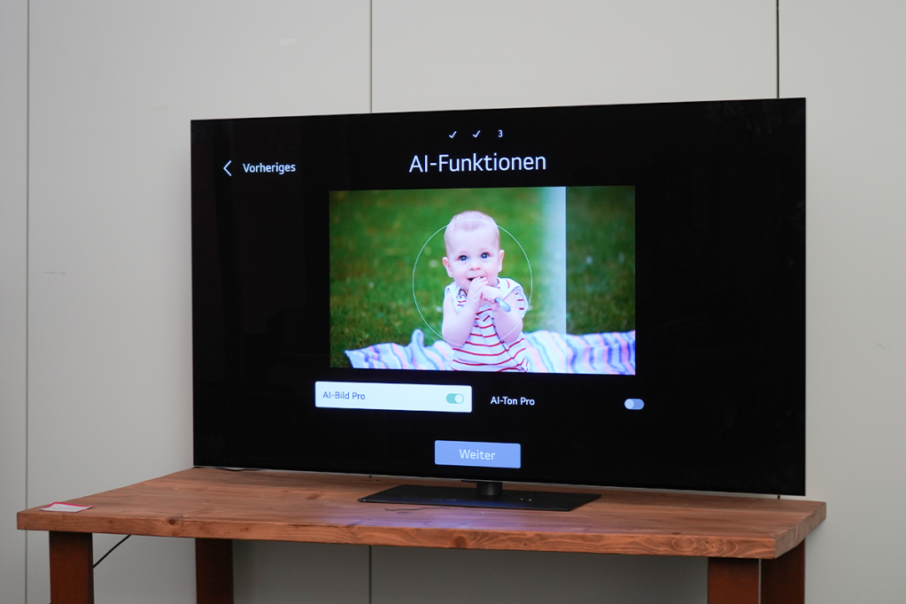 Die AI-Funktionen werden auf dem LG-TV.