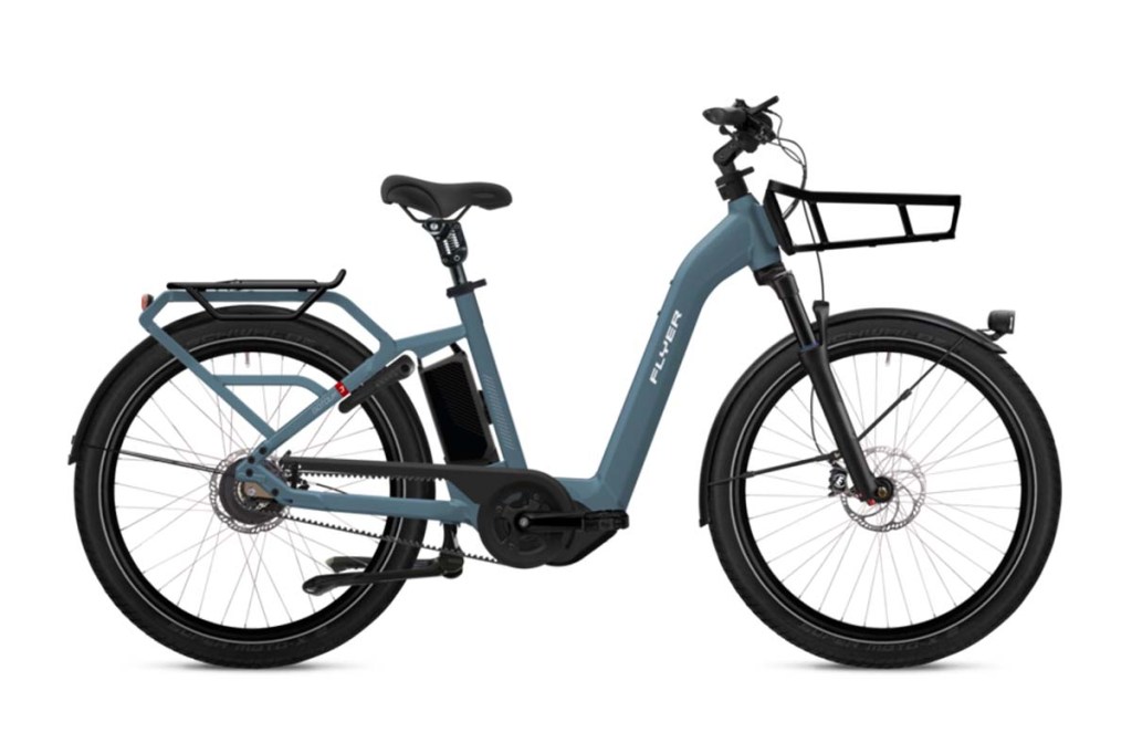 Productshot blaues E-Bike