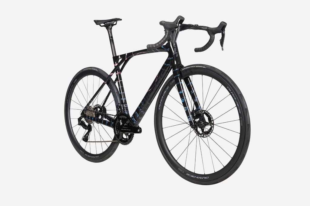 Productshot schwarzes Rennrad